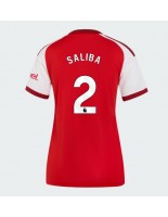 Arsenal William Saliba #2 Domácí Dres pro Dámské 2026-27 Krátký Rukáv
